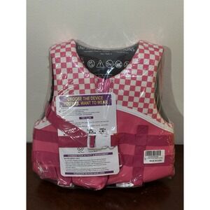 Kids Swim Vest Life Jacket 26-33 LBS for Girls - New In Package Pink